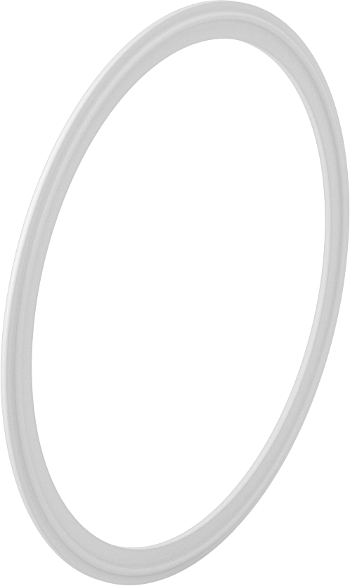 Ultra Kimyasal Dirençli PTFE Plastik Conta, 6" Boru Dış Çapı için