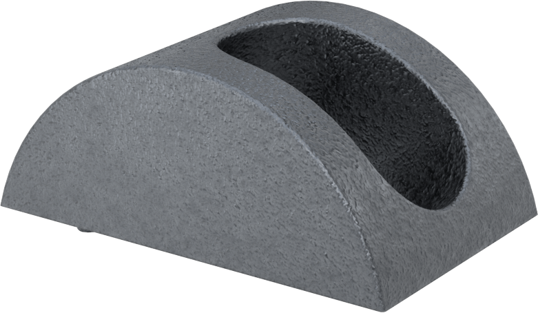 Dökme Demir Çapraz Destekli Pul, 5/8" Mil Çapı için
