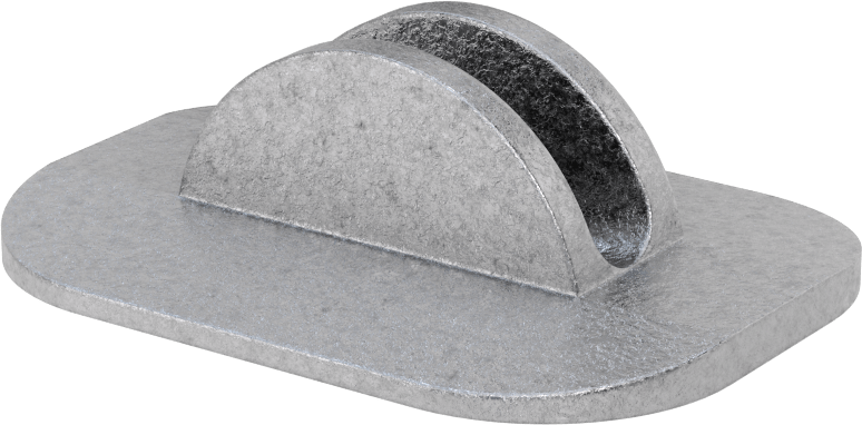 Dökme Demir Çapraz Destekli Pul, Flanşlı, Galvanizli, 1“ ve 1-1/8” Mil Çapı için