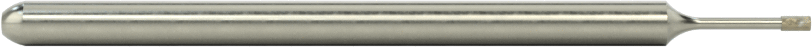Metaller için Uzun Ömürlü Taşlama Ucu, 1/8" Şaft Çapı, 0,04 inç Baş Çapı, 0,08 inç Baş Uzunluğu