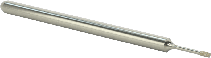 Metaller için Uzun Ömürlü Taşlama Ucu, 1/8" Şaft Çapı, 0,04 inç Baş Çapı, 0,08 inç Baş Uzunluğu