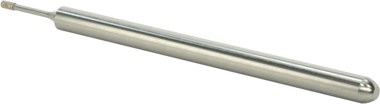 Metaller için Uzun Ömürlü Taşlama Ucu, 1/8" Şaft Çapı, 0,04 inç Baş Çapı, 0,08 inç Baş Uzunluğu