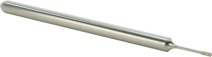 Metaller için Uzun Ömürlü Taşlama Ucu, 1/8" Şaft Çapı, 0,03" Baş Çapı, 0,08 inç Baş Uzunluğu