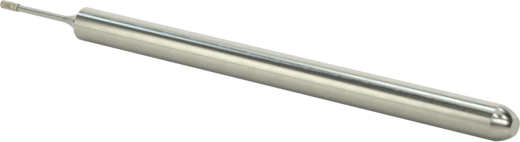 Metaller için Uzun Ömürlü Taşlama Ucu, 1/8" Şaft Çapı, 0,03" Baş Çapı, 0,08 inç Baş Uzunluğu