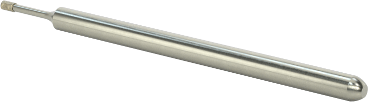 Metaller için Uzun Ömürlü Taşlama Ucu, 1/8" Şaft Çapı, 0,05 inç Baş Çapı, 0,08 inç Baş Uzunluğu