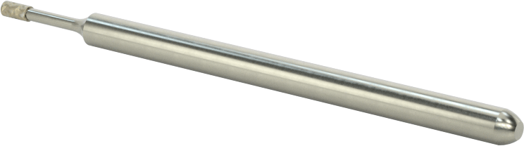Metaller için Uzun Ömürlü Taşlama Ucu, 1/8" Şaft Çapı, 0,06" Baş Çapı, 0,12" Baş Uzunluğu