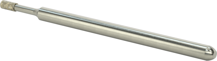 Metaller için Uzun Ömürlü Taşlama Ucu, 1/8" Şaft Çapı, 0,08 inç Baş Çapı, 0,16 inç Baş Uzunluğu