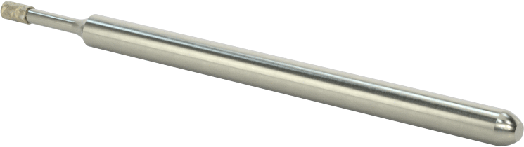 Metaller için Uzun Ömürlü Taşlama Ucu, 1/8" Şaft Çapı, 0,07 inç Baş Çapı, 0,12" Baş Uzunluğu