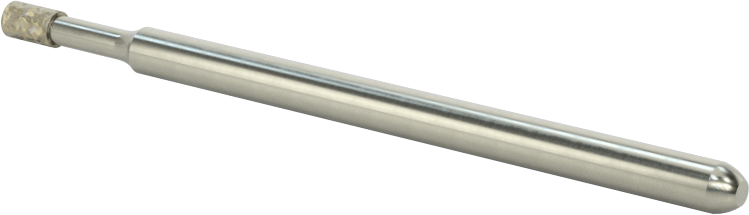 Metaller için Uzun Ömürlü Taşlama Ucu, 1/8" Şaft Çapı, 0,1 inç Baş Çapı, 0,16 inç Baş Uzunluğu