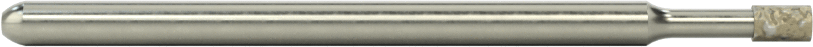 Metaller için Uzun Ömürlü Taşlama Ucu, 1/8" Şaft Çapı, 0,1 inç Baş Çapı, 0,16 inç Baş Uzunluğu