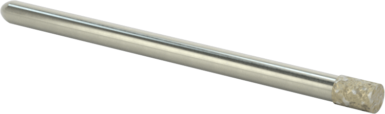 Metaller için Uzun Ömürlü Taşlama Ucu, 1/8" Şaft Çapı, 0,14" Baş Çapı, 0,2 inç Baş Uzunluğu