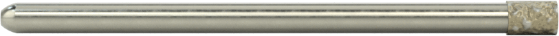 Metaller için Uzun Ömürlü Taşlama Ucu, 1/8" Şaft Çapı, 0,14" Baş Çapı, 0,2 inç Baş Uzunluğu
