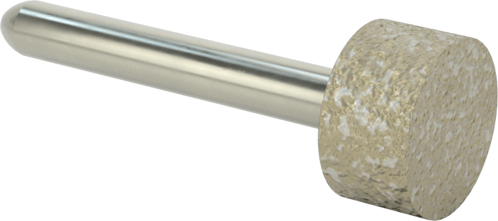 Metaller için Uzun Ömürlü Taşlama Ucu, 1/4" Şaft Çapı, 0,73 inç Baş Çapı, 0,39" Baş Uzunluğu