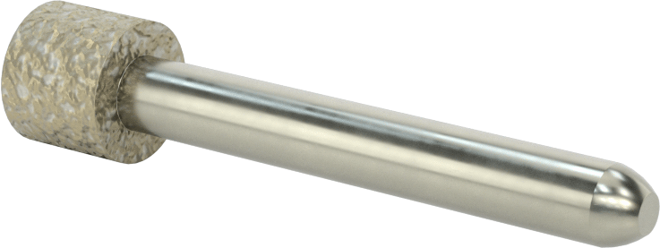 Metaller için Uzun Ömürlü Taşlama Ucu, 1/4" Şaft Çapı, 0,47" Baş Çapı, 0,39" Baş Uzunluğu
