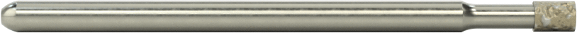 Metaller için Uzun Ömürlü Taşlama Ucu, 1/8" Şaft Çapı, 0,12" Baş Çapı, 0,16 inç Baş Uzunluğu