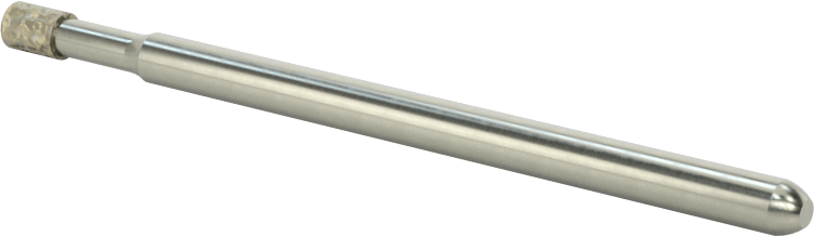 Metaller için Uzun Ömürlü Taşlama Ucu, 1/8" Şaft Çapı, 0,12" Baş Çapı, 0,16 inç Baş Uzunluğu
