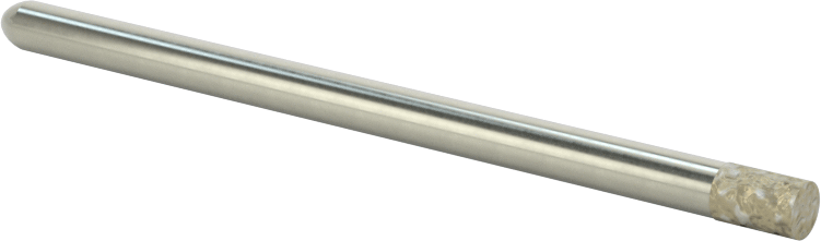 Metaller için Uzun Ömürlü Taşlama Ucu, 1/8" Şaft Çapı, 0,13 inç Baş Çapı, 0,2 inç Baş Uzunluğu