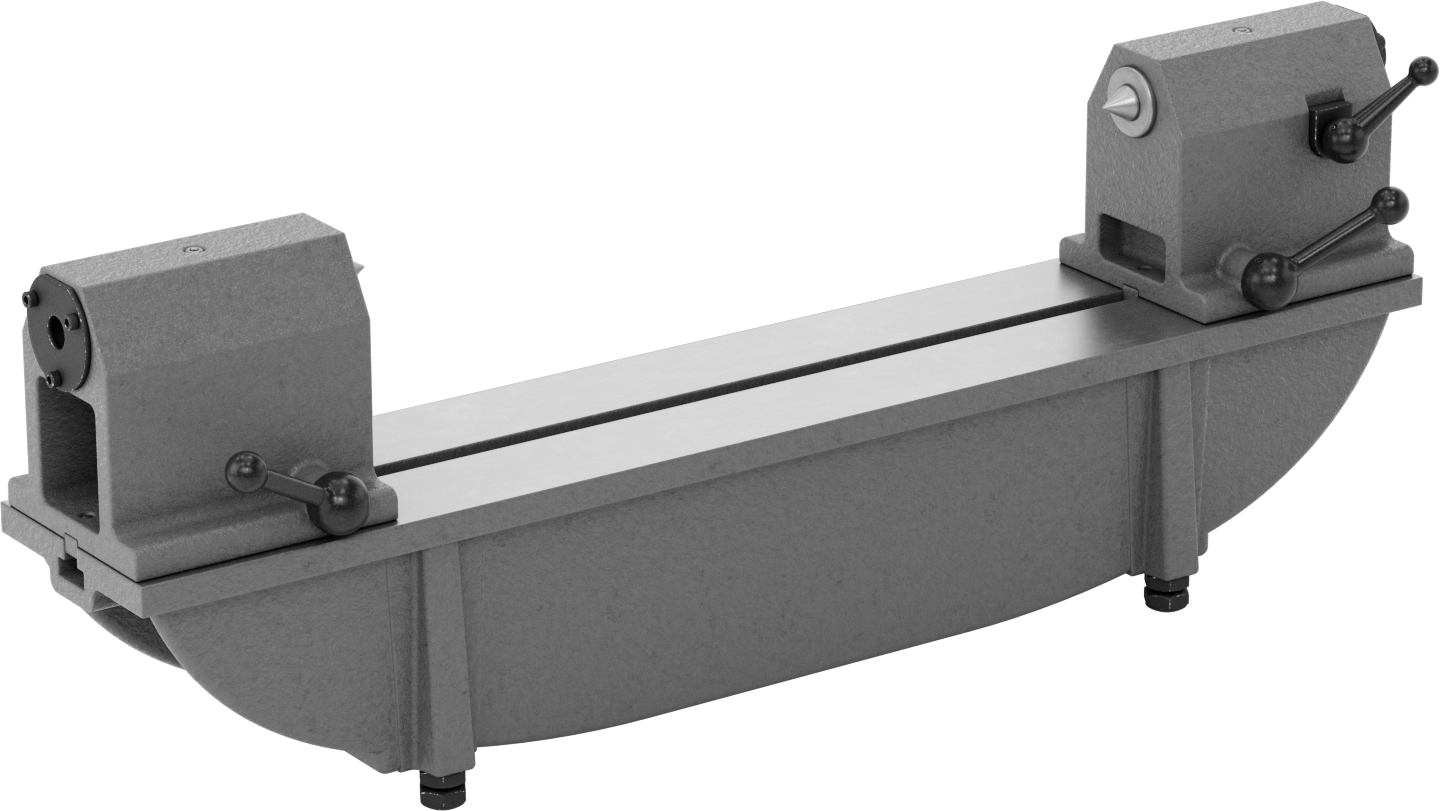 Tezgah Merkezi, 18“ uzunluk x 8” çaplı iş parçası için