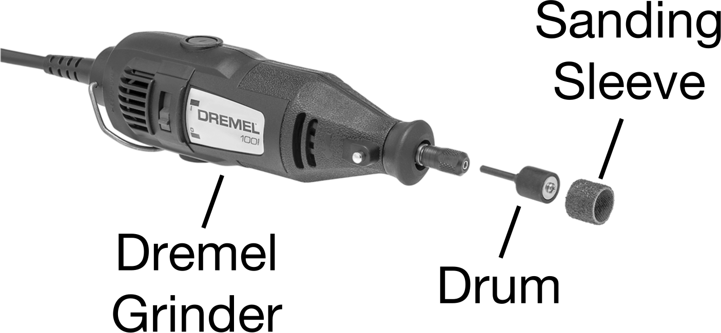Dremel için Varil Zımpara Uçlar ve Frezeler için Hafif Hizmet Tipi Öğütücü