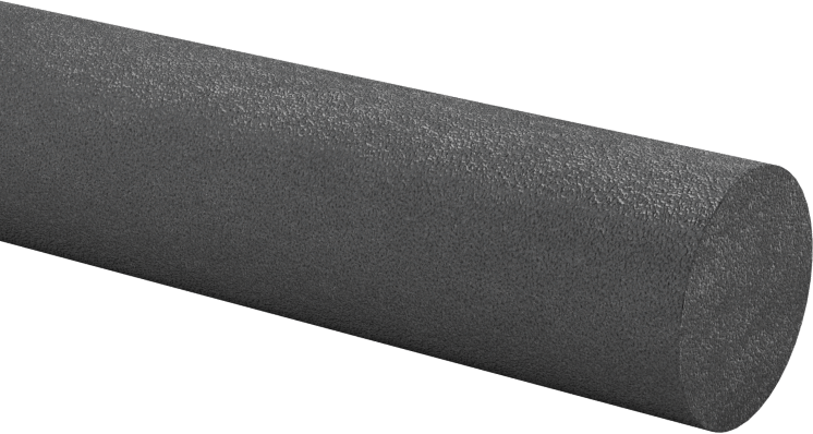 Çelik için Silikon Karbür Parlatma Taşı, 280 Kum, 4“ Uzunluk x 1/2” Çap Düz Yuvarlak