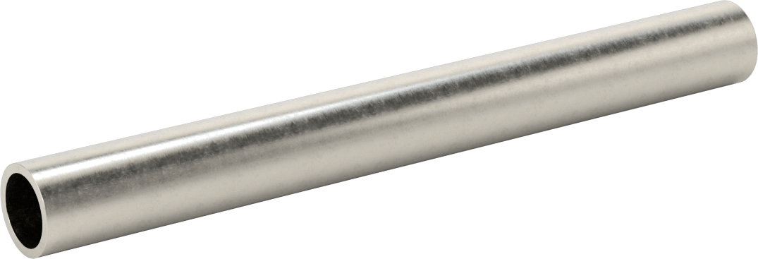İnce Cidarlı 304/304L Paslanmaz Çelik Dişsiz Boru, 1/2 Boru Boyutu, 8" Uzunluk