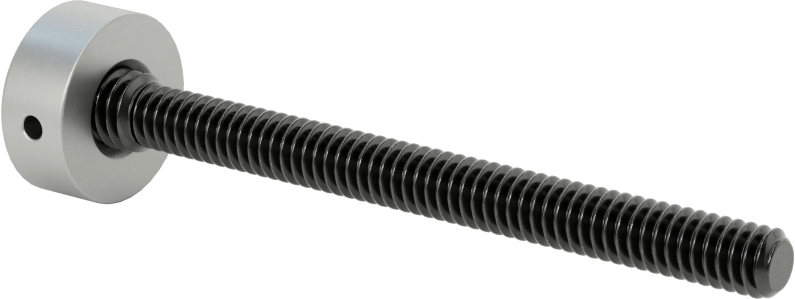 Kurcalamaya Dayanıklı Tam Dişli Ayırıcı Kapak, 1/4“-20 Dişli x 3-1/16” Uzunlukta Ayar Vidası, 3/4" Dış Çaplı Ayırıcı