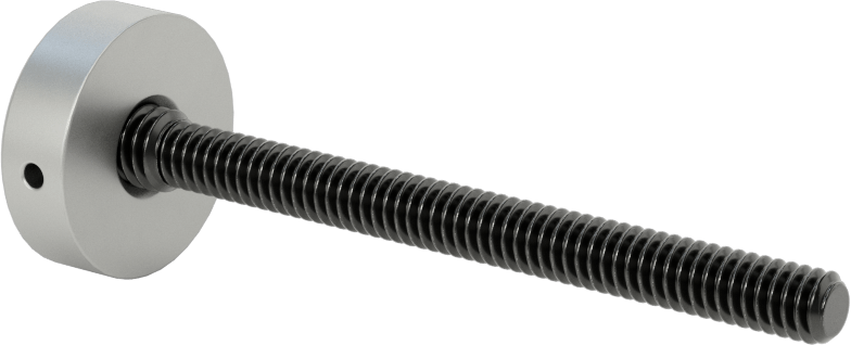 Kurcalamaya Dayanıklı Tam Dişli Ayırıcı Kapak, 1/4“-20 Dişli x 3-1/16” Uzunlukta Ayar Vidası, 1" Dış Çaplı Ayırıcı
