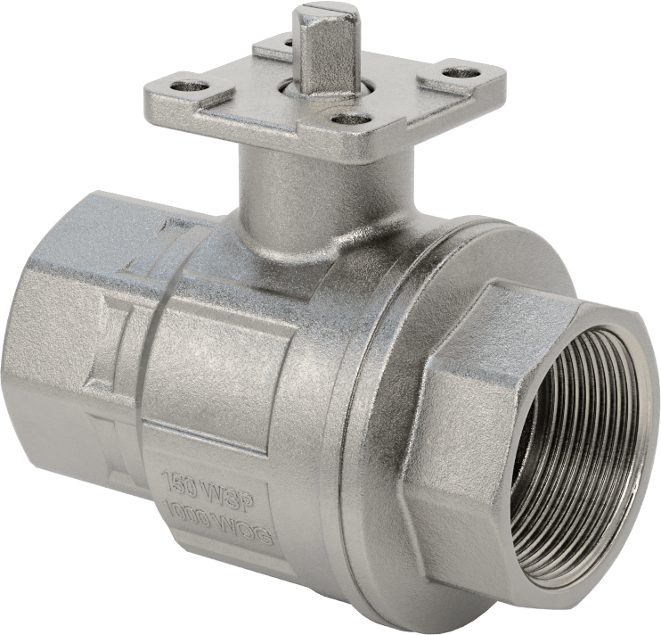 Akış Ayar Valfi Gövdesi, 316 Paslanmaz Çelik, 1-1/2" NPT Dişi