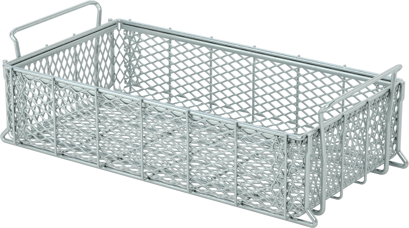 Çinko Kaplı Çelik Taşıma Sepeti, 24“ x 13-1/4” x 6" Toplam Boyut