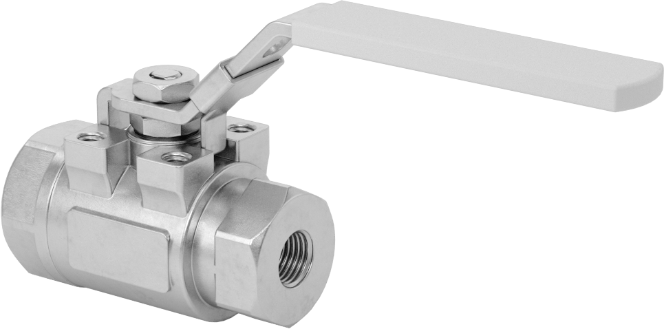 Yakıt için 316 Paslanmaz Çelik Açma/Kapama Vanası, Floroelastomer Conta, 1/4 NPT Dişi, 6000 PSI Maksimum