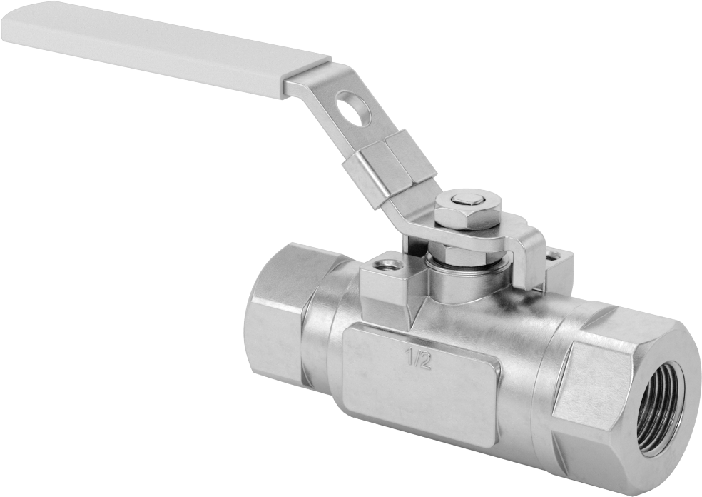 Yakıt için 316 Paslanmaz Çelik Açma/Kapama Vanası, Floroelastomer Conta, 1/2 NPT Dişi, 6000 PSI Maksimum