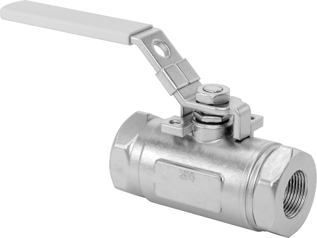 Yakıt için 316 Paslanmaz Çelik Açma/Kapama Vanası, Floroelastomer Conta, 3/4 NPT Dişi, 6000 PSI Maksimum