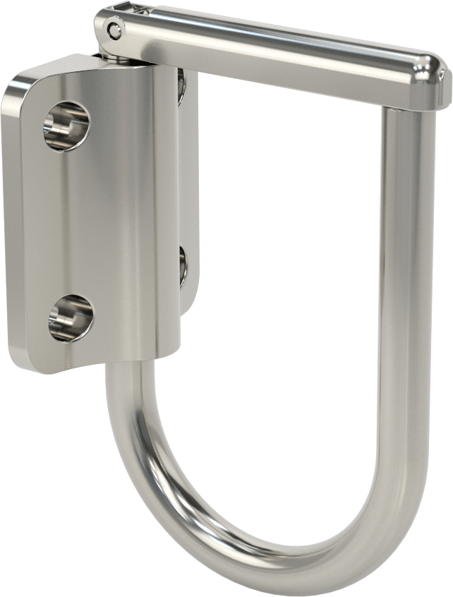 Çıtçıtlı Asma Kancası, Kavrama Mandallı, 3-1/8“ Genişlik x 6-1/2” Yükseklik x 4-1/2" Derinlik Toplam