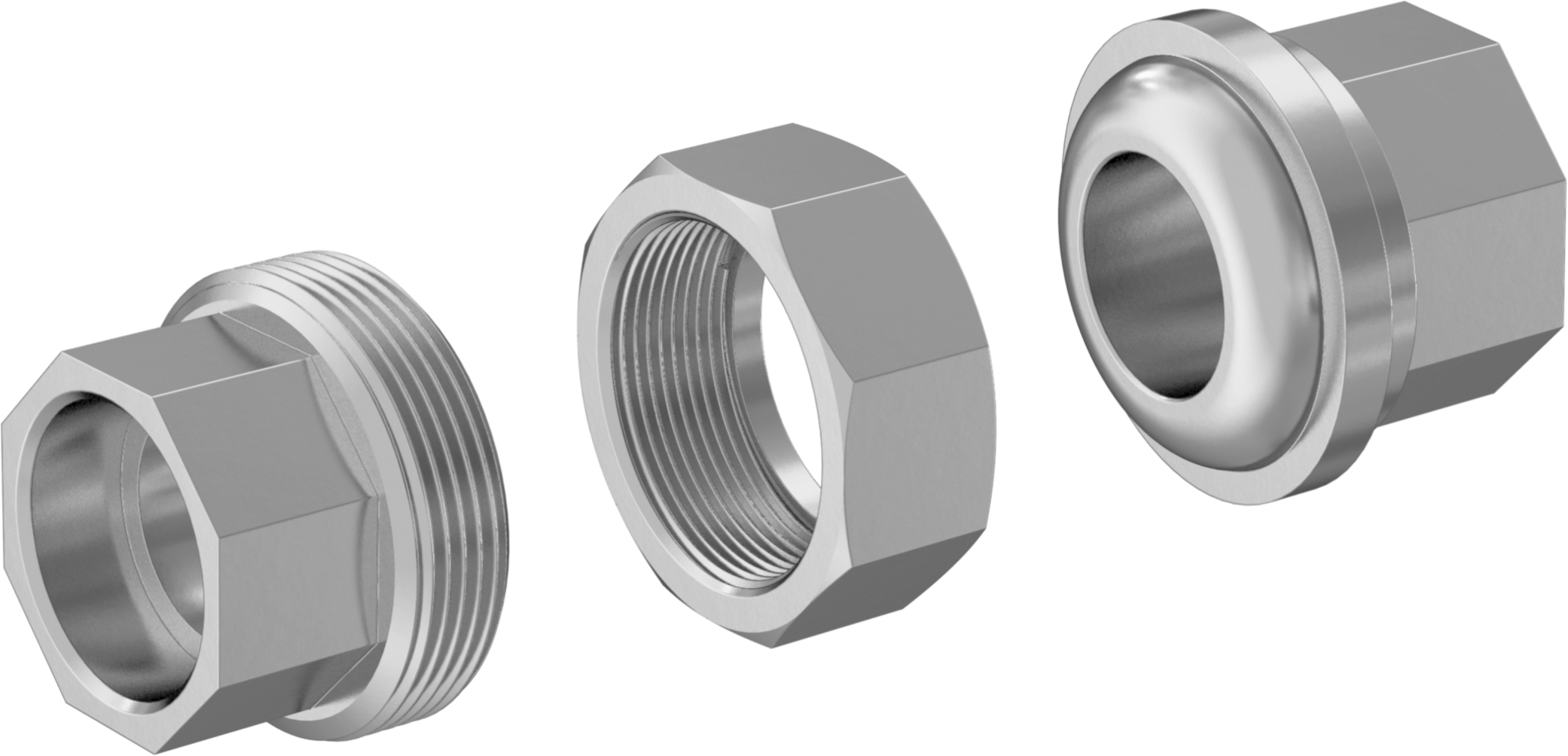 Socket Connect, Weld Socket Female (Exploded View)