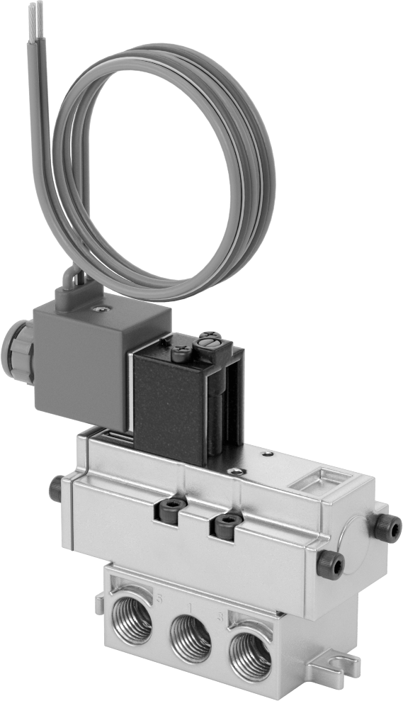 Elektrikli Hava Yön Kontrol Vanası, İki Eylemli, Tek Solenoid, 1/4 NPT, 8.4 scfm, 120VAC