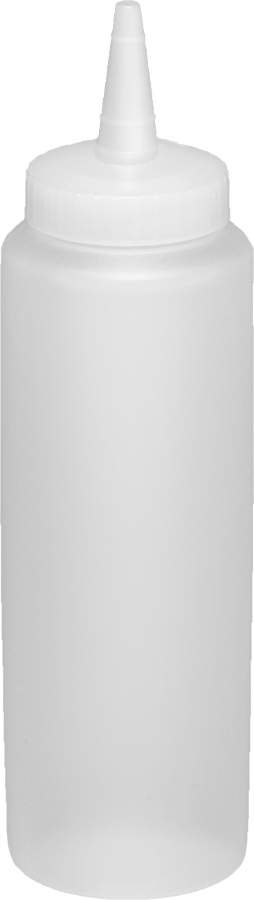Sıkma Şişesi, 24 FL oz Kapasite, 10-1/4" Yükseklik, NSF/ANSI 2