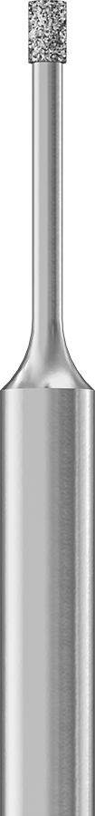 Metal Dışı Malzemeler için Uzun Ömürlü Taşlama Ucu, 1/8" Şaft Çapı, 0,05 inç Baş Çapı, 0,08 inç Baş Uzunluğu