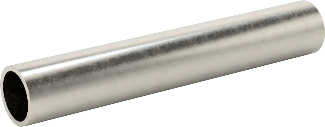 İnce Cidarlı 316/316L Paslanmaz Çelik Dişsiz Boru, 1 Boru Boyutu, 8" Uzunluk