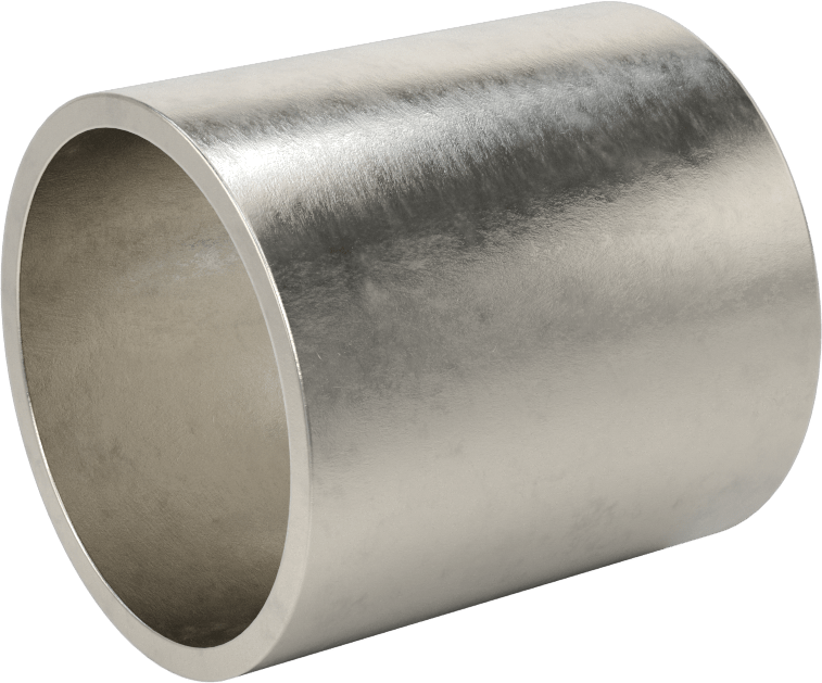 İnce Cidarlı 316/316L Paslanmaz Çelik Dişsiz Boru, 1-1/2 Boru Boyutu, 2" Uzunluk