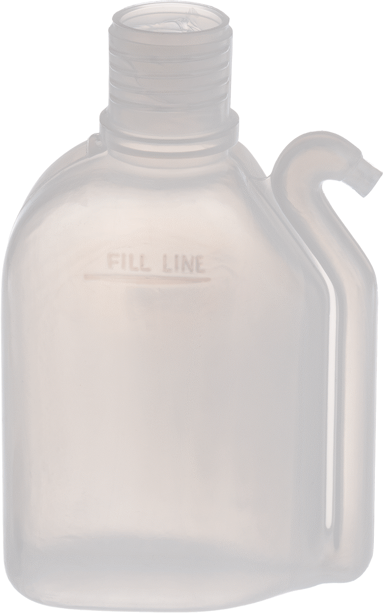 Açılı Nozullu Sıkma Şişesi, Havalandırmasız Kapak, 8 FL. oz Kapasite, 3-1/2“ Genişlik x 2-3/8” Derinlik
