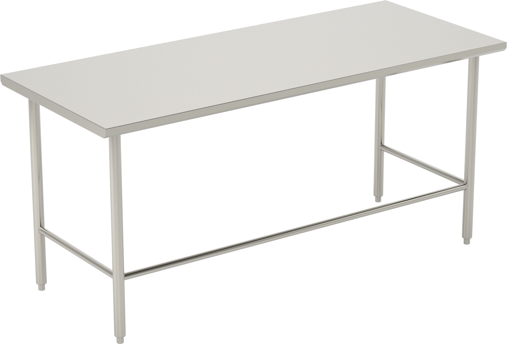 Paslanmaz Çelik Masa, Sabit, 34“ Yükseklik x 72” Genişlik x 30" Derinlik
