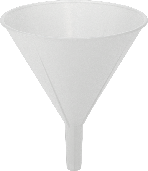 8 FL oz Plastik Huni
