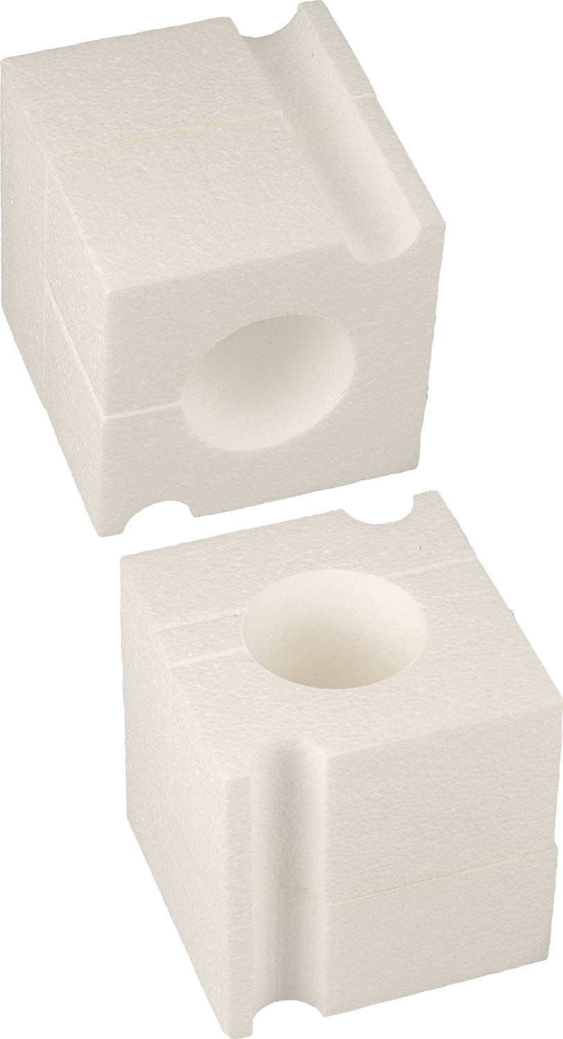 Koruyucu Köpük Nakliye Kutusu Ek Parçası, 16 oz. Kapasiteli Şişe için