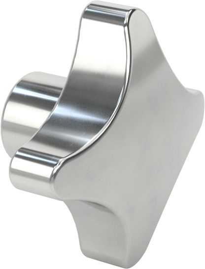 Paslanmaz Çelik Dört Kollu Topuz, 3/8“ Çaplı 11/16” Derinlikli Delik