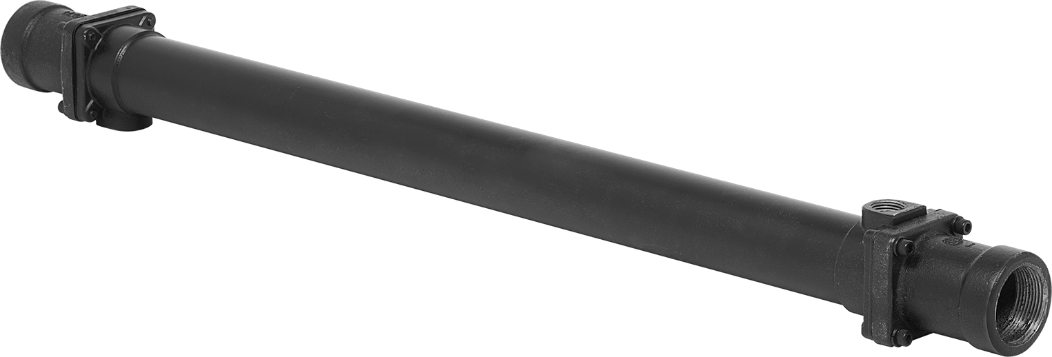 Su Soğutmalı Basınçlı Hava Son Soğutucusu, 1-1/2 NPT Dişi Hava Girişi ve Çıkışı, 40 scfm @ 100 PSI