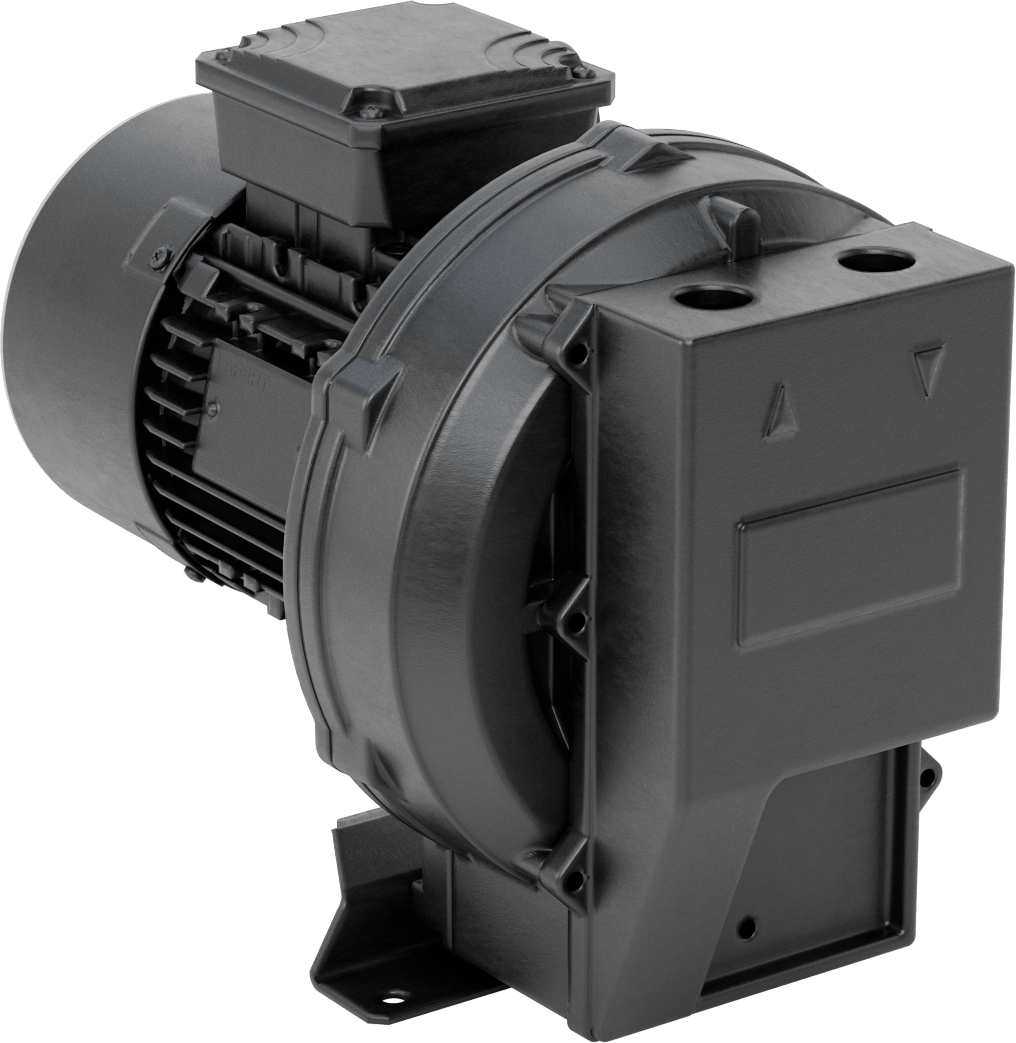 Yüksek Akışlı Düşük Basınçlı Sıkıştırılmış Hava Üfleyici, İki Aşamalı, 3 Phase, 208/230/460V AC, 1 hp