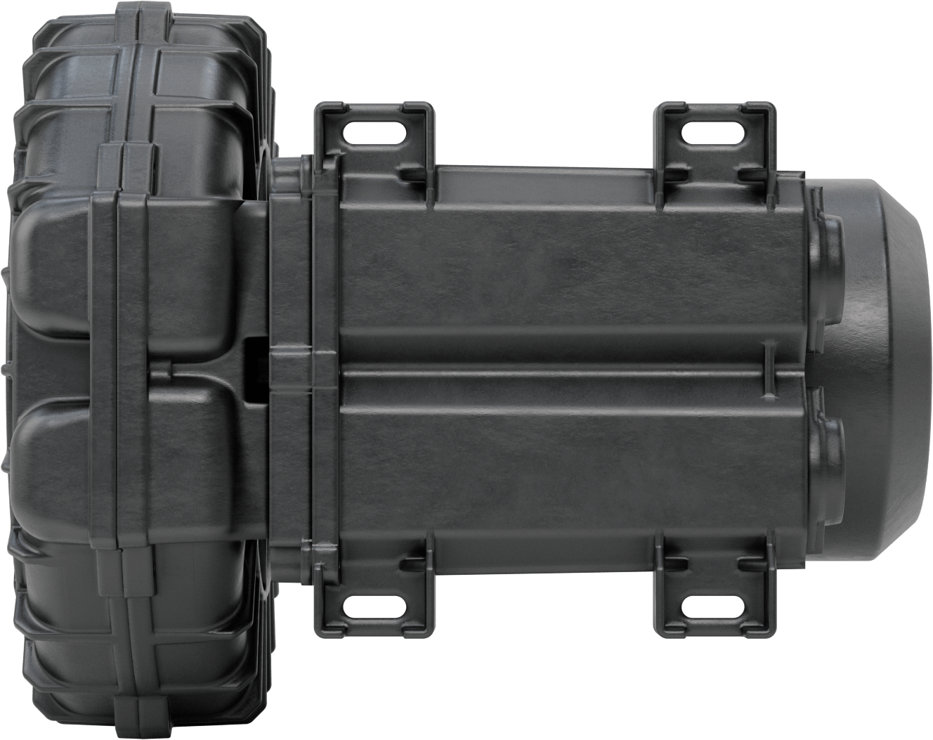 Yüksek Akışlı Düşük Basınçlı Sıkıştırılmış Hava Üfleyici, İki Aşamalı, 3 Phase, 208/230/460V AC, 81 CFM@0 PSI