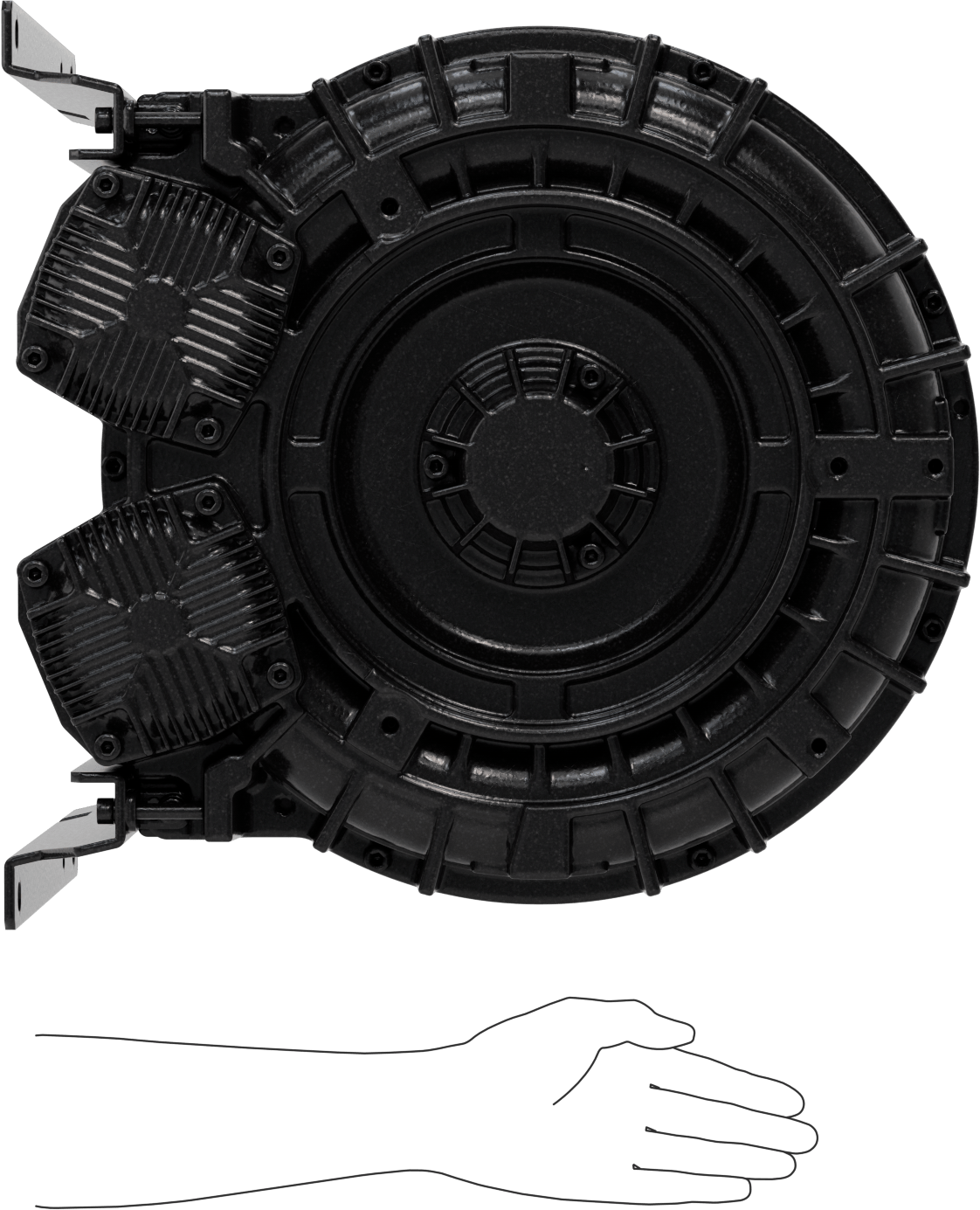 Yüksek Akışlı Düşük Basınçlı Sıkıştırılmış Hava Üfleyici, İki Aşamalı, 3 Phase, 208/230/460V AC, 5-1/2 hp