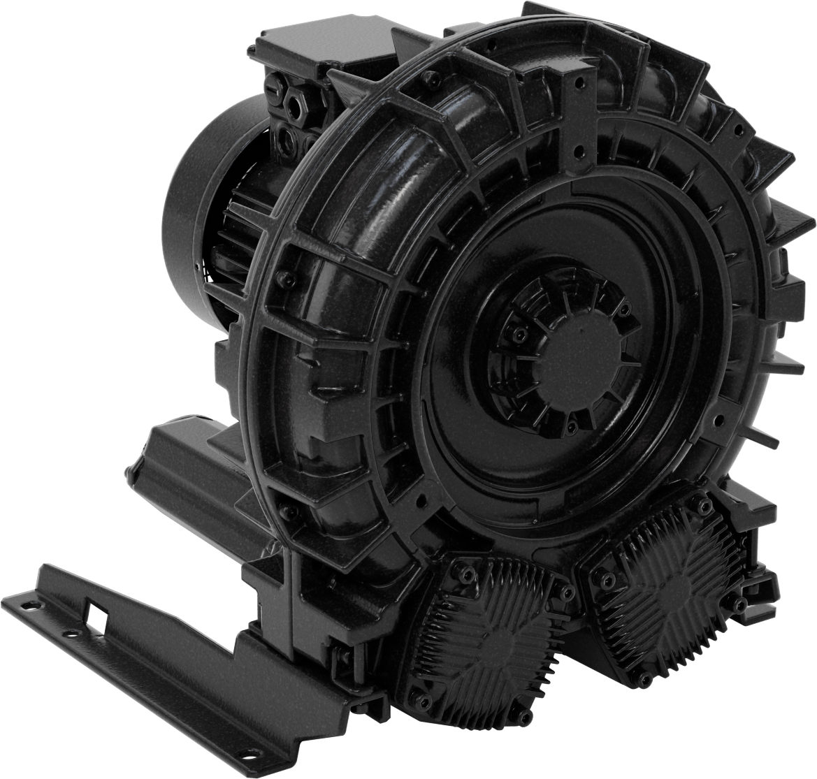Yüksek Akışlı Düşük Basınçlı Sıkıştırılmış Hava Üfleyici, İki Aşamalı, 3 Phase, 208/230/460V AC, 5-1/2 hp