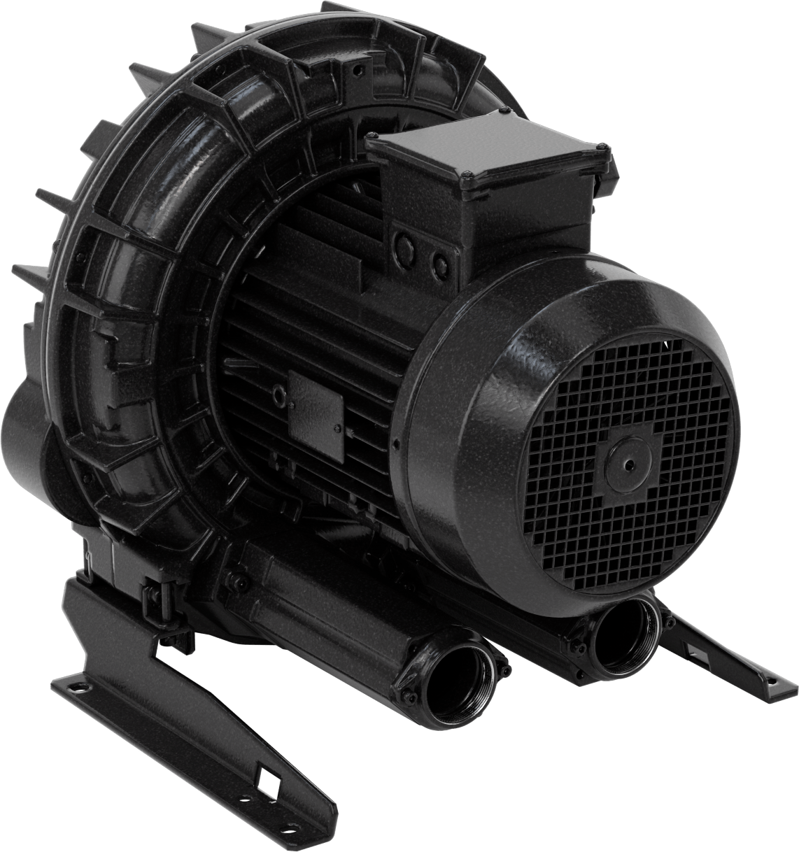Yüksek Akışlı Düşük Basınçlı Sıkıştırılmış Hava Üfleyici, İki Aşamalı, 3 Phase, 208/230/460V AC, 177 CFM@0 PSI